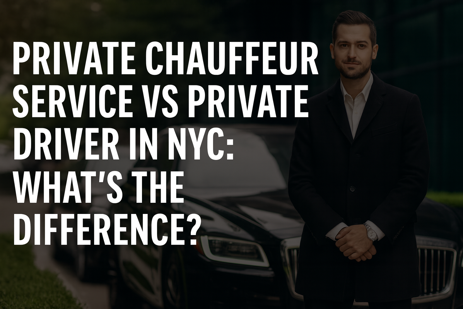 private chauffeur vs private driver NYC